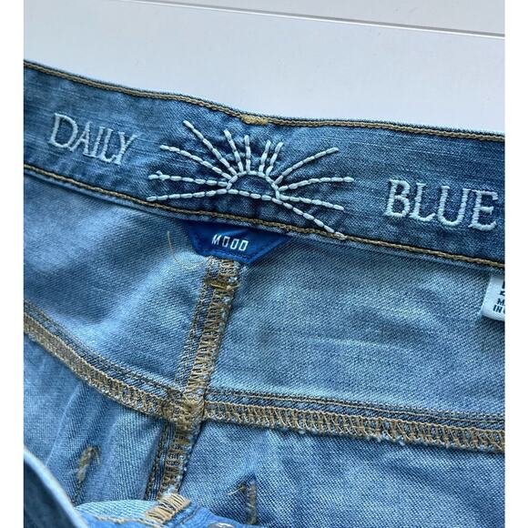 NWT $319 DAILY BLUE by ADRIANO GOLDSCHMIED MOOD relaxed straight jeans 27 - Picture 6 of 11